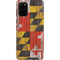 Maryland Flag Dark Wood Galaxy S20 Plus Pro Case
