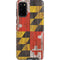Maryland Flag Dark Wood Galaxy S20 Pro Case
