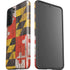 Maryland Flag Dark Wood Galaxy S21 FE Pro Case