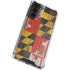 Maryland Flag Dark Wood Galaxy S22 Plus Clear Case