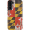 Maryland Flag Dark Wood Galaxy S22 Plus Pro Case
