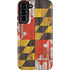 Maryland Flag Dark Wood Galaxy S22 Plus Pro Case