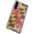 Maryland Flag Dark Wood Galaxy S23 Plus Clear Case