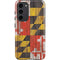 Maryland Flag Dark Wood Galaxy S23 Plus Pro Case