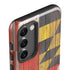 Maryland Flag Dark Wood Galaxy S23 Plus Pro Case
