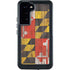 Maryland Flag Dark Wood Galaxy S23 Plus Waterproof Case