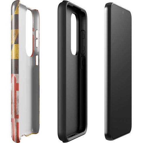 Maryland Flag Dark Wood Galaxy S23 Pro Case