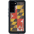 Maryland Flag Dark Wood Galaxy S23 Waterproof Case