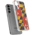 Maryland Flag Dark Wood Galaxy S24 Plus Clear Case