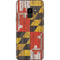Maryland Flag Dark Wood Galaxy S9 Skin