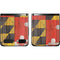 Maryland Flag Dark Wood Galaxy Z Flip Skin