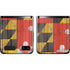 Maryland Flag Dark Wood Galaxy Z Flip Skin