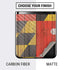 Maryland Flag Dark Wood Galaxy Z Flip Skin