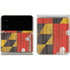 Maryland Flag Dark Wood Galaxy Z Flip3 5G Skin