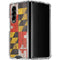 Maryland Flag Dark Wood Galaxy Z Fold4 5G Clear Case