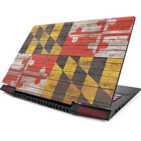Maryland Flag Dark Wood Lenovo IdeaPad Skin