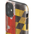 Maryland Flag Dark Wood iPhone 11 Impact Case