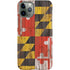 Maryland Flag Dark Wood iPhone 11 Pro Lite Case