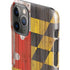 Maryland Flag Dark Wood iPhone 11 Pro Lite Case