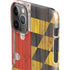Maryland Flag Dark Wood iPhone 11 Pro Max Lite Case