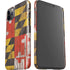 Maryland Flag Dark Wood iPhone 11 Pro Max Lite Case
