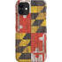 Maryland Flag Dark Wood iPhone 12 Mini Lite Case