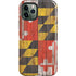Maryland Flag Dark Wood iPhone 12 Pro Max Impact Case