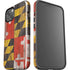 Maryland Flag Dark Wood iPhone 13 Impact Case