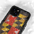 Maryland Flag Dark Wood iPhone 13 Mini Waterproof Case