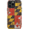 Maryland Flag Dark Wood iPhone 13 Pro Max Impact Case