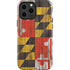 Maryland Flag Dark Wood iPhone 13 Pro Max Impact Case