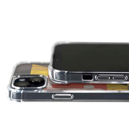 Maryland Flag Dark Wood iPhone 15 MagSafe Case