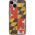 Maryland Flag Dark Wood iPhone 14 Plus Skin