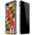 Maryland Flag Dark Wood iPhone 7/8 Plus Clear Case