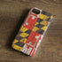 Maryland Flag Dark Wood iPhone 8 Pro Case