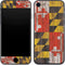 Maryland Flag Dark Wood iPhone 8 Skin