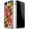 Maryland Flag Dark Wood iPhone SE (2nd & 3rd Gen) Clear Case
