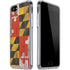 Maryland Flag Dark Wood iPhone SE (2nd & 3rd Gen) Clear Case