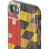 Maryland Flag Dark Wood iPhone SE (2nd & 3rd Gen) Pro Case