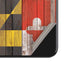 Maryland Flag Dark Wood iPhone SE (2nd & 3rd Gen) Skin