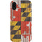 Maryland Flag Dark Wood iPhone XR Pro Case