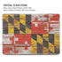 Maryland Flag Dark Wood MacBook Air 13in M1 (2021) Case plus Skin