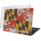 Maryland Flag Dark Wood MacBook Pro 15in (2016-19) Case plus Skin