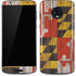 Maryland Flag Dark Wood Moto G6 Skin