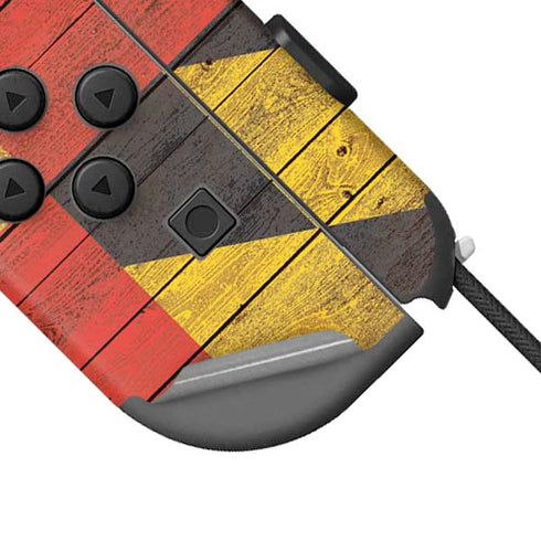 Maryland Flag Dark Wood Nintendo Joy-Con (L/R) Controller Skin