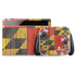 Maryland Flag Dark Wood Nintendo Switch OLED (2021) Skin