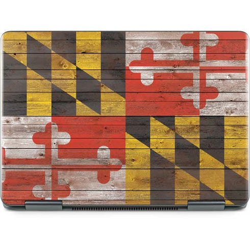Maryland Flag Dark Wood Notebook 9 Pro 13in (2017) Skin