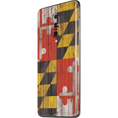 Maryland Flag Dark Wood OnePlus 7 Pro Skin