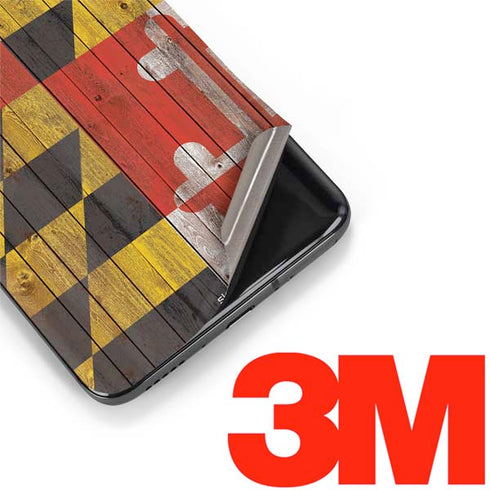 Maryland Flag Dark Wood OnePlus 7 Pro Skin