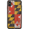 Maryland Flag Dark Wood Otterbox Symmetry iPhone Skin